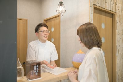 受付の様子