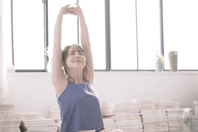 痛みがなくなってすっきりした女性