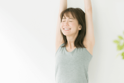 痛みがなくなりすっきりした女性